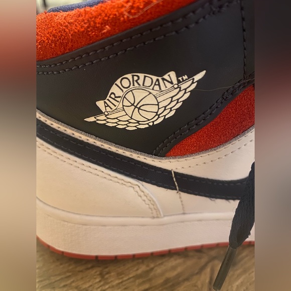 Navy blue and Red Air Jordan’s - Picture 8 of 8